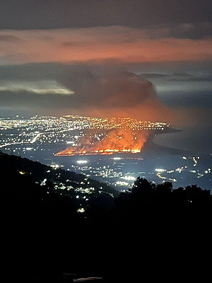 台東知本雜草火警延燒61公頃　空勤直升機撲滅殘火