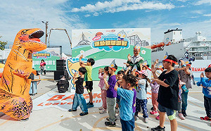 228連假首日冬日遊樂園湧人潮    高雄港變身運動超人樂園 