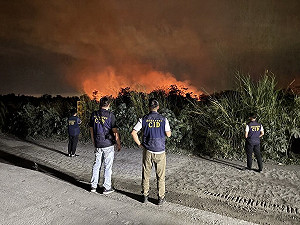 九如堤防火警疑為縱火狩獵　屏東警逮3男