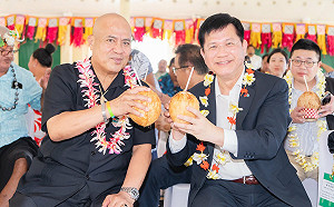 林佳龍以總統特使身份訪問吐瓦魯！將實地參訪台吐合作成果