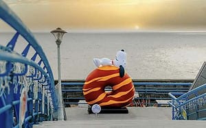 曖曖在海邊！情人節最甜活動  和史努比、韋禮安共度甜蜜時光