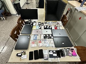 黑幫台中組假中國公安詐騙機房 半年詐數千萬元