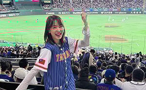 WBC》(影)台灣球迷熱血淹沒東蛋！賈永婕喊話：明天贏回來！打爆日本