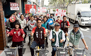 老將新人共組Team  Kaohsiung    壓軸民調日「騎」聚鳳山挺林智鴻
