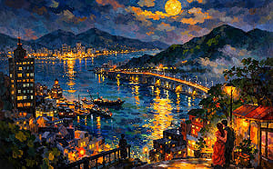 回文詩》夜港都