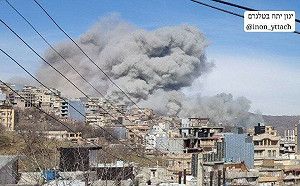 (影) 伊朗最大規模殉爆! 機場、彈藥庫連環爆  德黑蘭天降黑雨陷「末日景象」