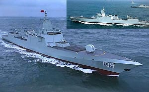 中國威脅再升級 ! 東部戰區迎2艘萬噸055驅逐艦 南海島偷建完成 日本這樣說.....