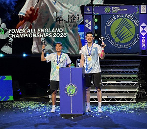 全英混雙冠軍葉宏蔚詹又蓁　BWF瑞士羽賽首輪過關