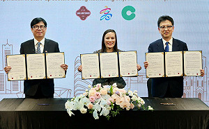 陳其邁再促台美日三方合作   聖安東尼、熊本市長高雄簽署新創MOU