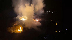 嘉縣墓地滅火時不明物爆炸　3消防人員燒燙傷送醫