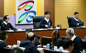 柯志恩發表願景政見    陳其邁：候選人提政策牛肉是好事