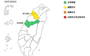 枯水期挑戰  台中水情調整為綠燈  新竹維持減壓供水黃燈