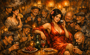 回文詩》 春夢不了時