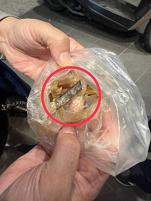 牛筋吃到一半吐出「生鏽刀片」！羅東知名滷味出包 衛生局要查了