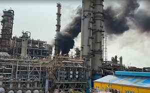 中油大林廠火警冒濃煙   陳麗娜痛批工安承諾又跳票 