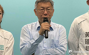 私下找蔡壁如當備援黨主席？柯文哲：亂寫  沒有那一回事