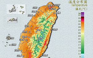 花東縱谷變火爐！東里飆37.1度稱霸 全台前5熱都在花東
