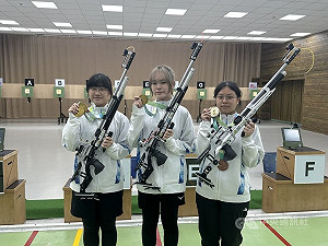 全中運光復高中女團步槍連霸 陳靜畢業攻讀醫學系