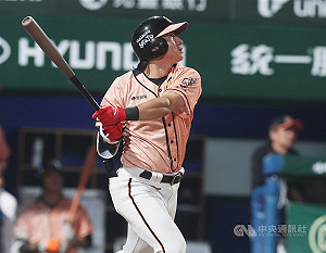 陳傑憲二軍先發3打數敲1安　連2場出賽敲安