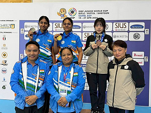 亞運射擊國手之女廖可容　青少年世界盃空氣手槍摘銅