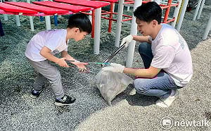 東區議員參選人歐政豪號召親子淨園行動  攜手打造友善兒童遊憩環境