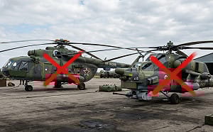 (影) 無人機殺進俄腹地！烏軍250公里外獵殺直升機 米-17、米-28炸成火球