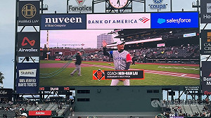 賴敏男MLB巨人台灣日開球  彌補運動家被取消缺憾