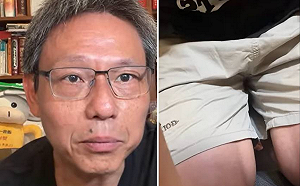 放話沈伯洋選北市就下跪直播！謝寒冰真的「跪了」！下週發1000份雞排