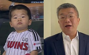韓國小球迷被台灣網友發現「撞臉中職會長」蔡其昌：大人啊！冤枉