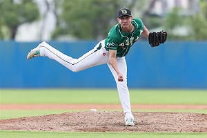 亞運棒球培訓藍白賽首戰　雷皓博飆全場最速154公里