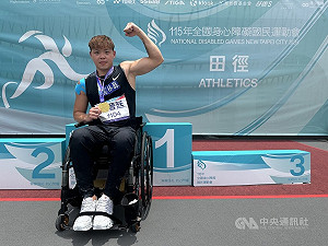 廖晉廷走出低潮展翅高飛　全障運奪標槍、鉛球雙金