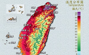北北基「紫爆」熱出新高度！台北測站飆38.3度破130年紀錄