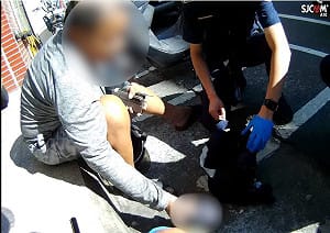 頭份騎士拒檢逆向、闖紅燈逃逸　警逮人查獲毒品