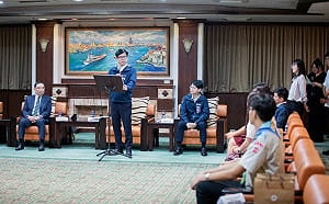 接見「台新青少年志工菁英獎」得主    陳其邁高度肯定青年付出   