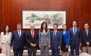 連訪華府重要智庫 鄭麗文又提：兩岸改變現狀要尊重人民意願