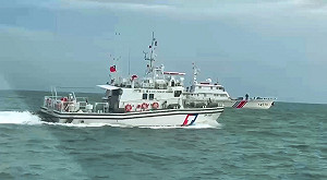 端午前夕中國海警船再擾金門 海巡署派艇強勢驅離