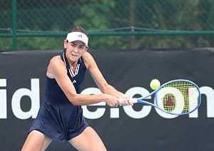 台英混血萬奕彣雙線出擊 金恩盃女網台灣奪2連勝