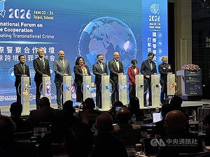 國際警察論壇 卓榮泰：執法合作不應受政治藩籬阻隔