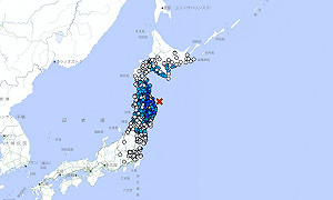 日本岩手縣近海6.1強震 青森、岩手劇烈搖晃最大震度5弱