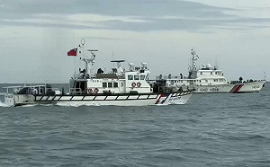 無視國際反彈再闖金門限制水域  海巡強勢驅離4艘中國海警船
