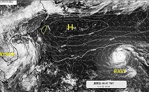 巴威颱風「爆發性增強」成中颱！氣象專家解析對台影響關鍵時間點、條件