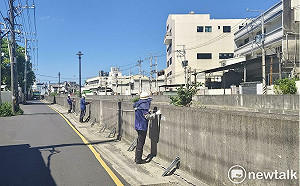 積極防備巴威颱風來襲  台南三爺溪堤防緊急加高工程動工