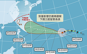 巴威颱風持續長胖逼近！氣象署示警：下週「這兩天」北宜需防豪雨