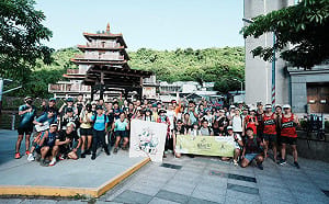 高雄運動觀光跑進柴山 「揹水一戰」主題日活動回饋山林