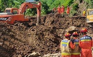 甘肅林場山崩證實21人罹難! 與昨日傷亡數字兜不攏 當地涉嫌淡化災情