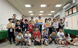 （影）中央還在吵、台中直接做！ 黃馨慧促成「球型無人機夏令營」