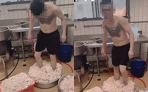腳踩雞皮笑稱「去角質」還PO網！台中炸雞店遭網友炎上 業者聲明致歉