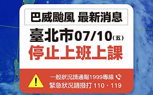 北市風雨未達標仍放颱風假　蔣萬安曝關鍵：有致災之虞