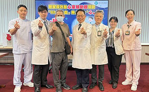 台中榮總跨團隊合作 助罕病血型「Rh陰性」心肌梗塞患者重獲新生
