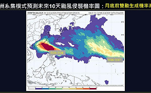 (影)不只準「紅霞」蓄勢待發！專家示警：月底前雙颱生成機率高